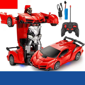 <span class=keywords><strong>Transfiguración</strong></span> 2 en 1 Robots Modelo de vehículo deportivo Recargable One Click Control remoto eléctrico Coche de juguete Caja de color Regalo - Product Image 1