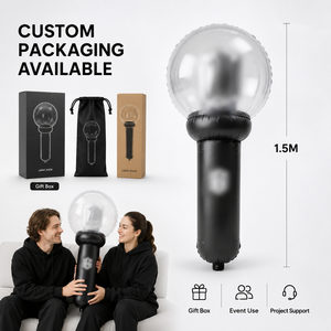 Lampe torche gonflable géante militaire personnalisée de 1,5 mètre, idéale pour les événements, concerts et magasins K-pop - Product Image 6