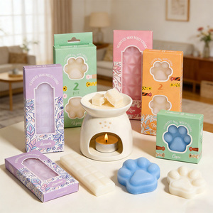 Set di Cere Profumate di Lusso per la Casa, in Forma di Scatola di Cioccolatini, con Fragranze di Cotone, Mela, Salvia e <span class=keywords><strong>Legno</strong></span>, in <span class=keywords><strong>Cera</strong></span> Colorata, per Vendita all'Ingrosso - Product Image 2