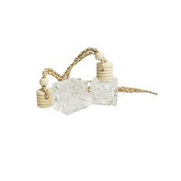 Diffuseur de voiture suspendu, flacon vide pour huiles essentielles, parfum et aromathérapie
