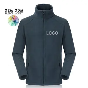 Benutzer definiertes Logo Outdoor Workwear Company Uniform Winter Herbst Frühling Herren Reversible Recycled Polar Fleece Jacke für Herren