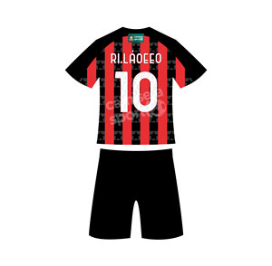 نسخة متميزة من تايلاند قميص كرة القدم للرجال عالي الجودة خفيف الوزن فتل الرطوبة مع طباعة اسم مخصص - Product Image 3