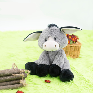 Peluche Asino Personalizzato da 9 Pollici con Orecchie Lunghe, Animale da Fattoria Imbottito di Alta Qualità, Compagno di Sonno per Bambini e Neonati - Product Image 4