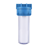 10 "boîtier de filtre à eau transparent pour l'eau