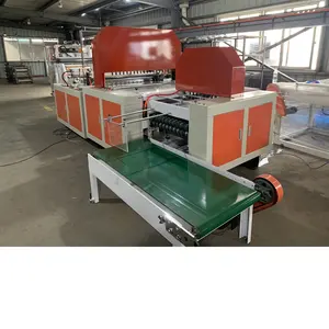 PE and PP Online Folding Bottom Seal Plastic Bag Bagging Making Cutting Machine