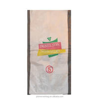 Sac tissé en PP avec logo imprimé blanc, sacs en polypropylène personnalisés pour l'emballage du maïs, du riz et des céréales, sac en raphia en polypropylène de 50 kg, 100 kg, 120 kg