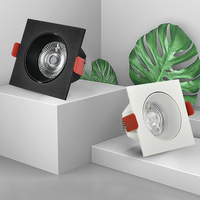 Lampu Sorot LED 7W Tersembunyi Bingkai Persegi Downlight