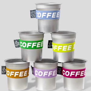 Mug en aluminium jetable classique de 270 ml, haut de gamme, écologique, léger, pour le camping, le café et le thé au lait, idéal pour les fêtes - Product Image 3