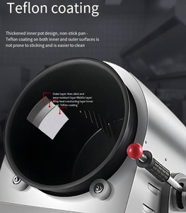 Wok électrique multifonctionnel automatique pour riz frit, robot de cuisson intelligent pour sautés, machine de cuisson commerciale à gaz - Product Image 3
