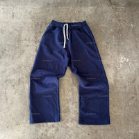 Ensemble de jogging à capuche vierge 100% coton surdimensionné Boxy Zip up ensembles de sweats à capuche courts hommes logo personnalisé ensemble de pantalons de survêtement et de sweat à capuche graphiques