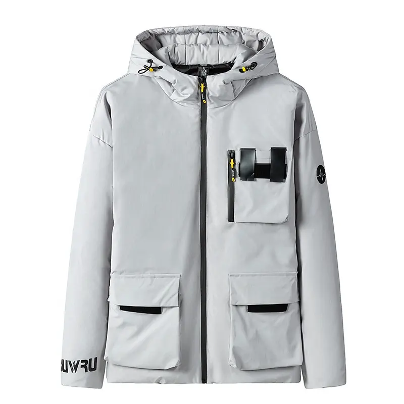 Oed & mm jaqueta de inverno masculina, tamanho grande, blusão de capuz, casaco