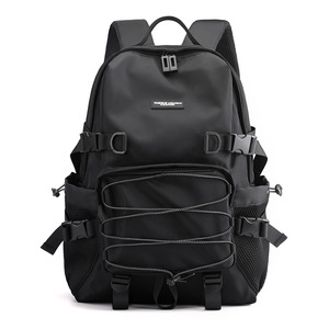 Sac à dos Tourwin 20 pouces grande capacité antivol pour étudiant unisexe couleur unie sac de voyage scolaire avec poche zippée - Product Image 1