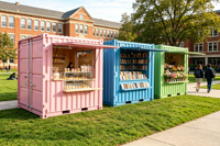 Mini-conteneurs modulables personnalisables - Magasins mobiles préfabriqués, appartements, entreprises en démarrage, hôtels, villas (10FT/20ft)