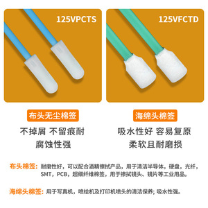 Toallitas de Limpieza Industriales Antiestáticas de Microfibra con Mango Fijo, Grandes, Planas y Libres de Polvo 145VPRTS - Product Image 1