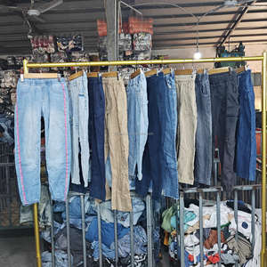 Ballots <span class=keywords><strong>de</strong></span> vêtements d'été d'occasion pour enfants, jeans usagés en <span class=keywords><strong>bon</strong></span> état pour garçons et filles, vêtements d'occasion - Product Image 1