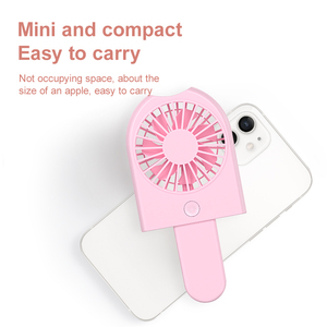 <span class=keywords><strong>Ventilateur</strong></span> de refroidissement USB portable F2306 <span class=keywords><strong>avec</strong></span> batterie rechargeable de 800 mAh, style crème glacée mignon pour enfants, trois vitesses de vent - Product Image 3