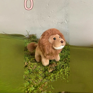 Nuevo Llavero de Peluche Realista de 4 Pulgadas del Rey León de la Sabana, Muñeco de Peluche para Máquina de Agarrar, Regalo para Estudiantes - Product Image 5