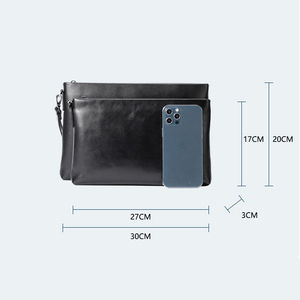 Schlatum borsa <span class=keywords><strong>pochette</strong></span> da <span class=keywords><strong>uomo</strong></span> in <span class=keywords><strong>vera</strong></span> <span class=keywords><strong>pelle</strong></span> di fascia alta Casual e Business borsetta <span class=keywords><strong>pochette</strong></span> in <span class=keywords><strong>vera</strong></span> <span class=keywords><strong>pelle</strong></span> di alta qualità - Product Image 4