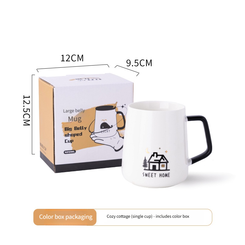 (Maison) - Emballage en carton pour une tasse