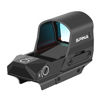 SPINA OPTICS STO-38T, viseur reflex à point rouge en alliage d'aluminium, 1300G, résistant aux chocs, étanche IPX7, fonction Shake Awake, utilisation en extérieur