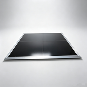 Piste de danse noire en gros avec structure en aluminium pour mariage et fête - Product Image 1