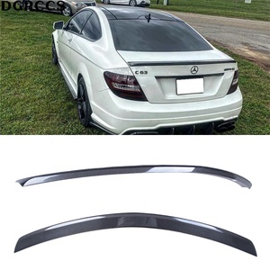 สปอยเลอร์หลังคาร์บอนไฟเบอร์ทรง AMG สำหรับรถยนต์ C-Class W204 4 ประตู ปี 2007-2014 ทำจากคาร์บอนไฟเบอร์ - Product Image 1