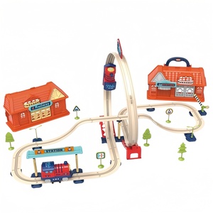 <span class=keywords><strong>2025</strong></span> đào tạo điện theo dõi hộp lưu trữ trẻ em giáo dục ABS đường sắt đào tạo đồ chơi 1:5 lắp ráp không gian theo dõi - Product Image 1