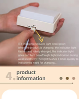 Veilleuse portable rechargeable à intensité variable, lumière chaude avec minuterie, lampe de chevet magnétique sans fil, lumière LED pour chambre à coucher