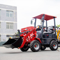 Vente directe d'usine Mini chargeur frontal tracteur petit chargeur sur pneus