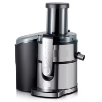 Presse-agrumes 4 en 1 Extracteur puissant en acier inoxydable à large ouverture pour fruits et légumes