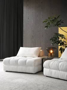 Sofá cama Cloud Couch Juego de muebles sofás minimalistas modular seccional plumón relleno cojín interior sala de estar - Product Image 5