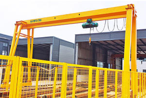 Weiyuan MH نوع مربع المشي مباشرة على المسار 5 طن 10 طن 15 طن 16 طن 20 طن رافعة جسرية شعاع واحد مع رافعة كهربائية - Product Image 4