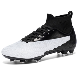 Fabbrica diretta traspirante e sudore assorbente <span class=keywords><strong>AG</strong></span> punte lunghe TF <span class=keywords><strong>scarpe</strong></span> da <span class=keywords><strong>calcio</strong></span> per gli studenti e la formazione di stile sportivo giovanile - Product Image 1
