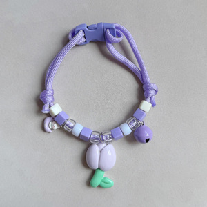 Lindo collar para perro y gato con forma de tulipán, accesorio para mascotas, juguete de peluche para gatos, Bichón Frisé, decoración de collar estilo Teddy - Product Image 5