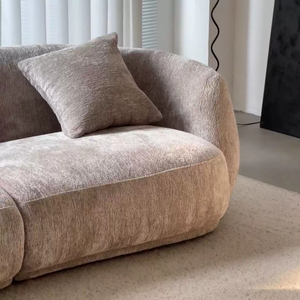 HUAYOU <span class=keywords><strong>Kena</strong></span>/Kana - Juego de Sofá Cama de Terciopelo Chenille, Moderno, de Alta Gama, Grande, para Sala de Estar, Combinación Modular Irregular de Madera - Product Image 3
