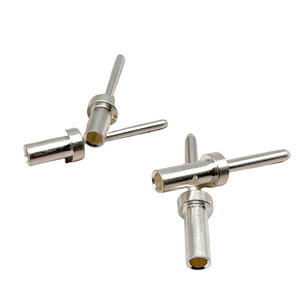 Conector de pin de cobre plateado de alta conductividad, terminal de desconexión rápida para pistola de carga - Product Image 3