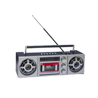 MLK-8636 Radio clásica AM/FM/SW al por mayor con conector para teléfono, grabadora de casete y USB
