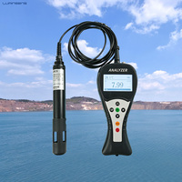 Medidor de Oxígeno Disuelto Portátil con Sonda de Fluorescencia, Analizador de Oxígeno en Agua para Monitoreo de Grandes Depósitos