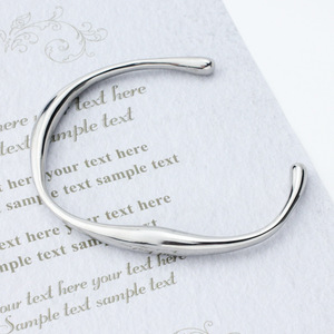 Brazalete de acero inoxidable chapado en oro de 18 quilates con diseño Irregular abierto Brazalete estilo gota de agua de nueva moda para pulsera para mujer - Product Image 4