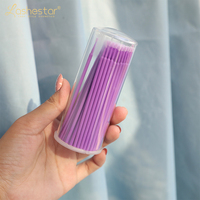 Mini applicateur de cils jetable, brosse à Mascara pour la maison, 100/100 pièces, accessoire de maquillage en coton doux