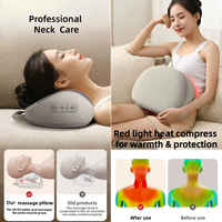 Oreiller de massage portable pour la nuque, les épaules et la taille, avec simulation de confort, soulagement de la fatigue, alimentation USB, idéal comme cadeau