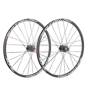 MTB 탄소 허브 Wheelset 26 27.5 29 산악 자전거 바퀴 세트 디스크 브레이크 프론트 후면 100mm/135mm QR 자전거 바퀴