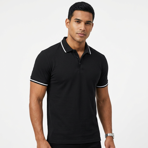 Camiseta de Golf de Manga Corta para Hombre, 210 Gramos, Personalizada con Bordado e Impresión, 100% Poliéster, Tejido Liso Teñido, Transpirable, Personalizada - Product Image 2