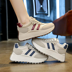 Nouvelles chaussures de sport et décontractées pour femmes, style coréen, plateforme augmentant la taille, style printemps - Product Image 4