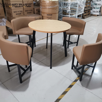 Fournitures d'hôtel Mesas y Sillas Para restaurant cantine meubles café boutique Tables et chaises ensemble pour Restaurants