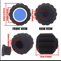 Filtre anti-pop pour microphone PE2, en mousse acoustique en forme d'arc, réduction du bruit, protection contre les éclaboussures, pour enregistrement en studio