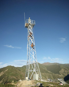 Askeri elektronik nöbetçi kule izleme kulesi çelik kule merdiven ile Video - Product Image 5