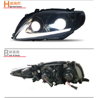 Feux avant LED pour Toyota Corolla 2007 à 2010 (modèle 2009)