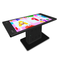 Table de café interactive intelligente à écran tactile de 32 pouces, table de jeu personnalisée avec écran tactile pour restaurant
