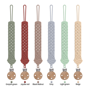 Clip de sucette Icecream sans BPA-Support en silicone extensible pour accessoires de bébé - Product Image 1